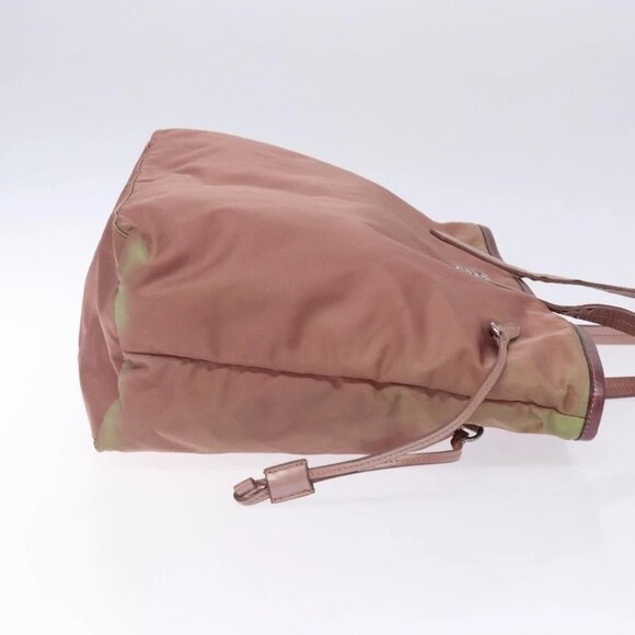 PRADA Tote Bag Nylon Pink Silver Auth 131999 - Picture 3 of 16